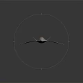 Modern Gray Stealth Fighter Jet Featuring Streamlined Body Sharp Nose Transparent Canopy And Triangular Wings