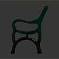 Two Seat Outdoor Bench With Wooden Slats And Metal Armrests For Park Garden Patio