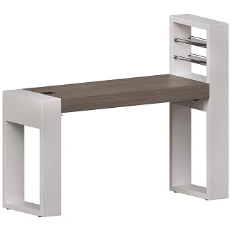 Manicure modern extension table 3d model