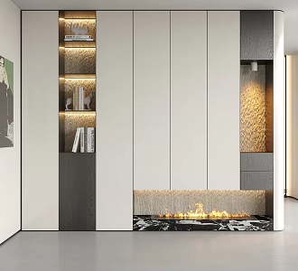 Modern Decorative Entrance 3d model