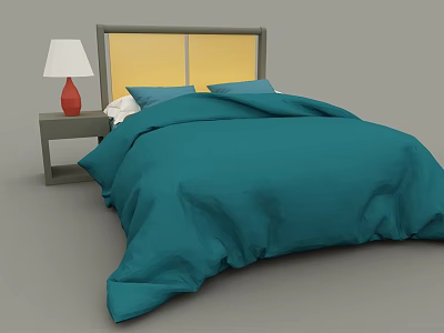Bedding material design style bed frame material functional characteristics mattress type comfort cleaning method pure cotton bed sheet thickness bed sheet quilt 3d model