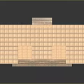 Classical Style Public Library Building With Stone Steps Columns And Tiled Roof Front Entrance Design