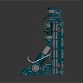 Pillar Machine Pillar Mechanical Pillar Mecha Pillar Science Fiction Pillar Cyberpunk Pillar Cyberpunk Pillar 3d model