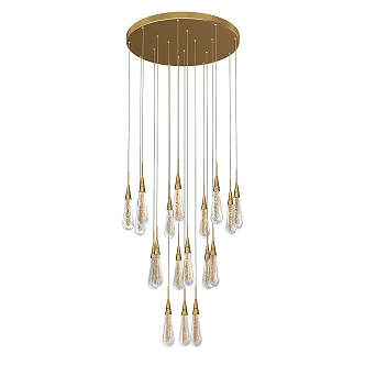 Modern Simple Entry Luxury Chandelier Simple Chandelier Entry Luxury Chandelier Restaurant Chandelier 3d model