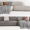 Modern Giorgetti Multiplayer Sofa Corner Sofa 3d model