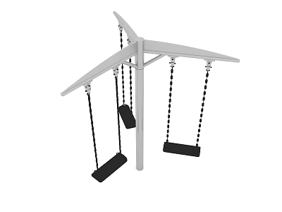 Children's Swing Outdoor Swing Multiplayer Swing Multifunctional Swing Rack Swing Rack Children's Landscape Swing Swing Three-Person Swing 3d model