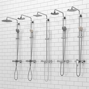 Modern Shower 3d model