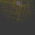 Aerial View Planning of Modern Residential Community With Central Lake Green Areas and Road Networks