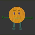Expression package WeChat expression package cartoon expression cartoon face emoticon Yan text 3d model