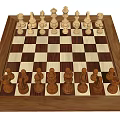 Chess Board Chess European Chess Persian Chess 3d model