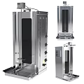Durable Stainless Steel Vertical Electric Grill Commercial Kitchen Appliance With Removable Drip Tray