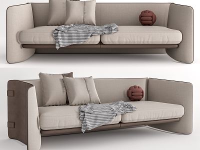 Modern double sofa model