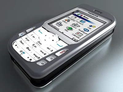 Nokia mobile phones 3d model Nokia mobile phones 3d model