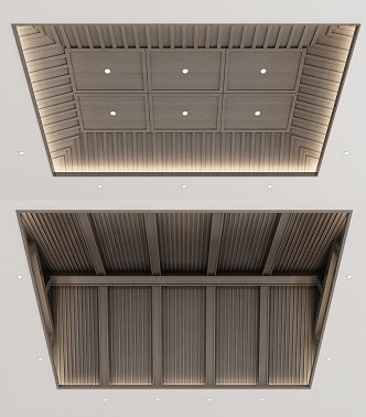 New Chinese Ceiling 3d model