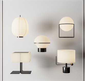 Modern Table Lamp Table Lamp Combination 3d model