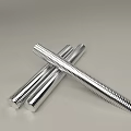 Stainless Steel Threaded Rods As Durable Metal Hardware Tools With Different Lengths For Industrial Use