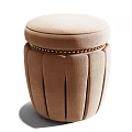Modern sofa stool combination 3d model