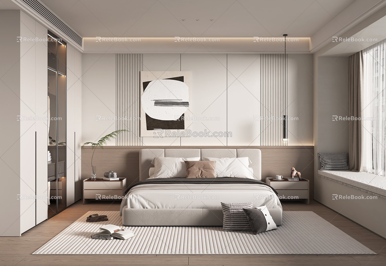 Modern Bedroom Home Bedroom 3d model