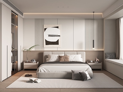 Modern Bedroom Home Bedroom 3d model