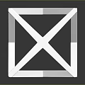 Modern Metallic Geometric Wall Decor Star Shaped 3D Sculptural Design With Reflective Surface