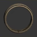 Vintage Engraved Metal Bracelet With Decorative Swirl Patterns For Daily Use