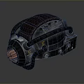 Sci-Fi Helmet Alien Helmet High Tech Helmet Game Helmet 3d model