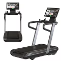Modern Treadmill Fitness Equipment With Large Digital Screen And Stable Structure