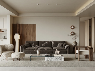 The Silent Living Room 3d model