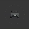 Sleek Modern White Car Featuring Black Roof Distinctive Front Design And Black Wheels