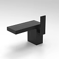 Modern Black Minimalist Faucet With Sleek Design For Contemporary Kitchen Spaces