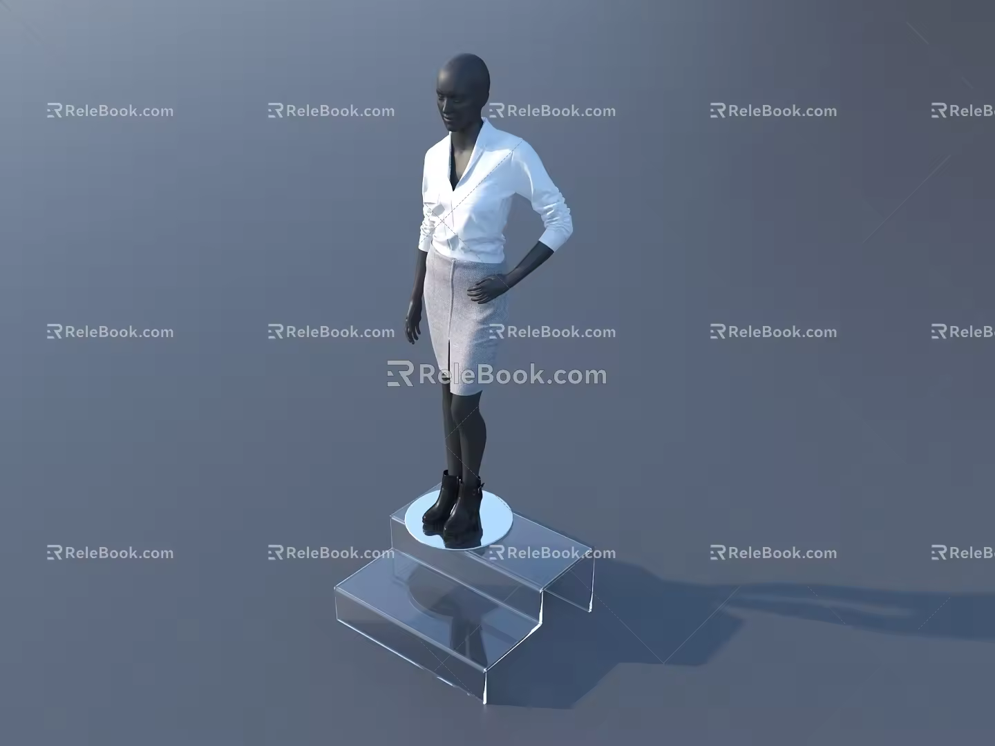 Modern Model Clothing Model 3d model