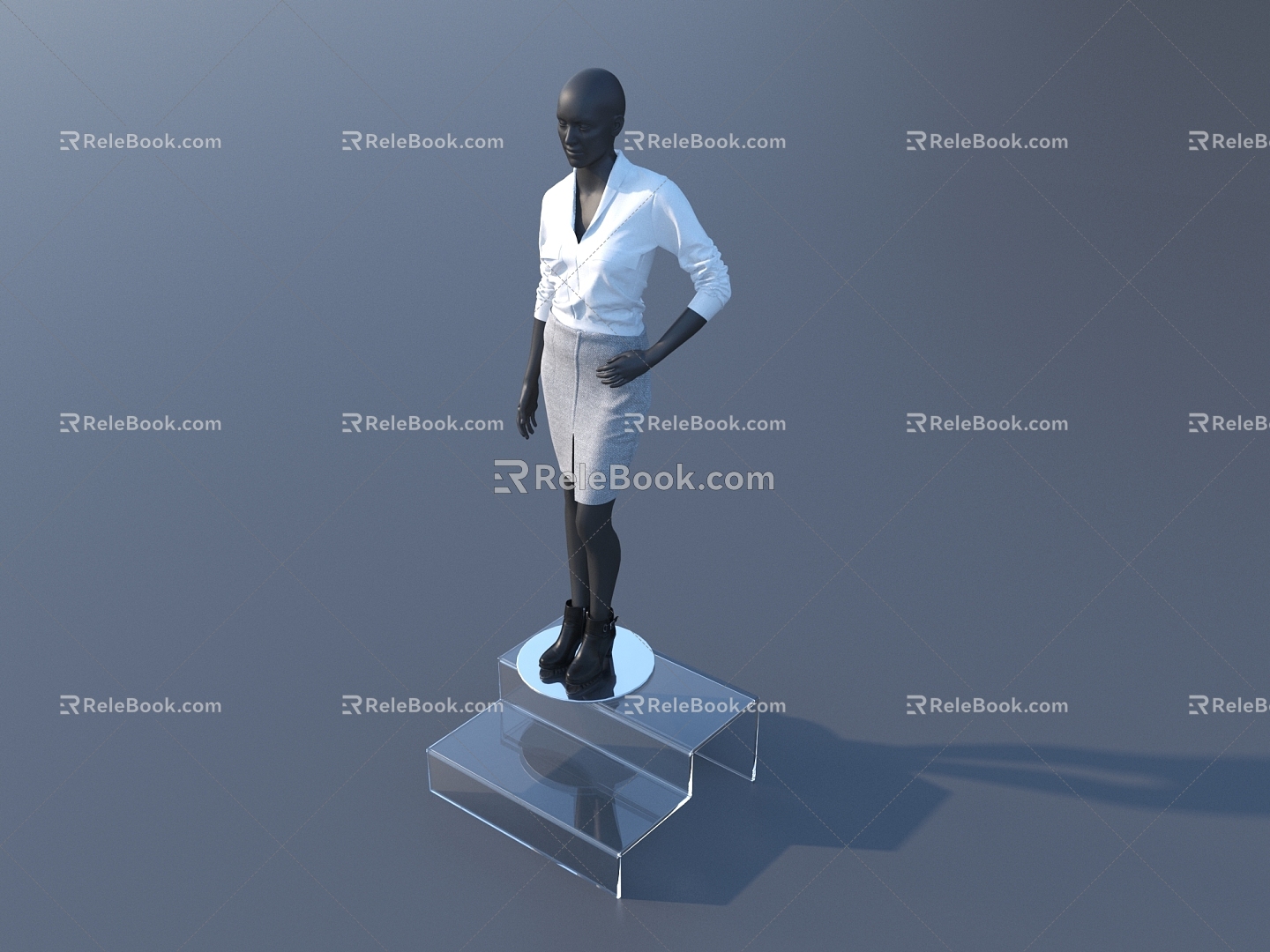 Modern Model Clothing Model 3d model