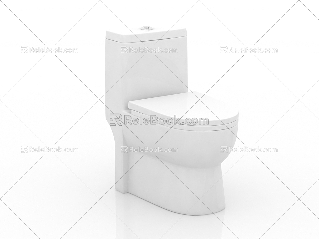 Bathroom Equipment Toilet Toilet 3d model