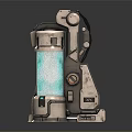 Modern Sci-Fi Equipment Mechanical Equipment Space-Time Module Sci-Fi Components High-Tech Components Sci-Fi Items 3d model