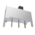 Compact Electronic Device With White Base And Black Heat Sink Component