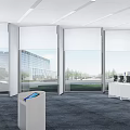 Modern Classroom Multimedia Classroom 3d model