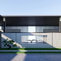 Modern Gate Simple Entrance Gate 3d model
