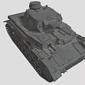 Vintage Military Tank With Detailed Tracks Turret And Gun Barrel Design