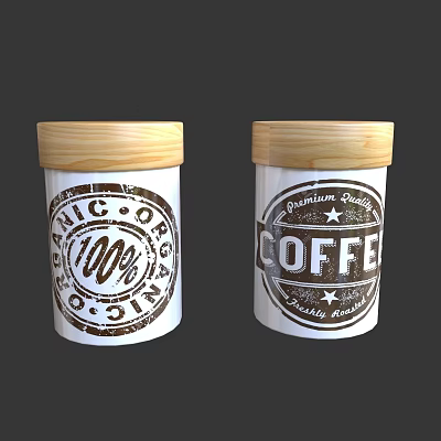 Coffee Coffee Box Container Coffee Gift Box Packaging Box Brand Packaging Holiday Gift Box 3d model