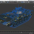 Ukrainian Army Tank BMP-2 Infantry Fighting Vehicle Armored Vehicle Reconnaissance Vehicle Armored Carrier Tracked Armored Vehicle Low Face Number Low Model Simple Model Game 3d model