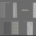 Stylish Curtain Collection With Vertical Blinds And Patterned Designs For Home Decor