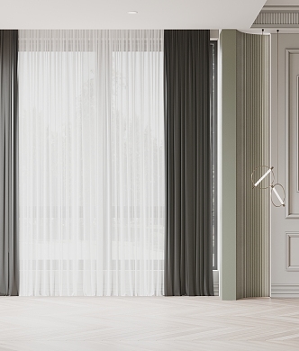 Curtain Fabric Curtain 3d model