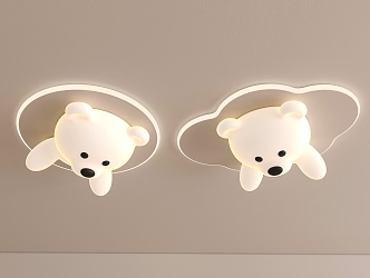 Children's room ceiling lamp 3d model