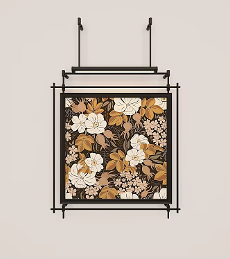 Retro and Antique Hanging Paintings 3d model