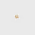 Elegant Modern Ceiling Light With Crystal Decorative Elements And Brass Base