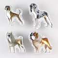 Inflatable Dog Decorations With Various Breeds Colorful Designs And Lifelike Shapes