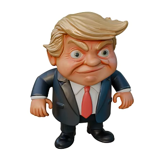 Trump hands-on 3d model