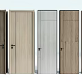 Modern Wooden Hinged Doors With Diverse Designs And Natural Wood Tones