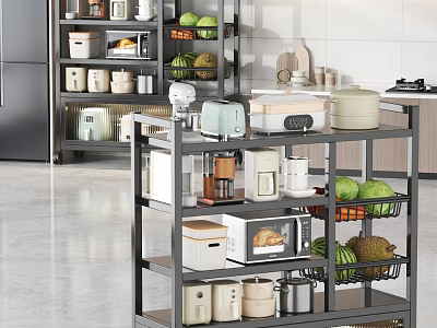 Modern Kitchen Cabinets For Efficient Storage And Organization 3d model