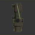 Infrared Steiner Laser Pistol Light Source Firearm Sight Firearm Device 3d model